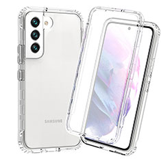 Coque Ultra Fine Transparente Souple Housse Etui 360 Degres Avant et Arriere Degrade pour Samsung Galaxy S21 FE 5G Clair
