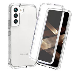 Coque Ultra Fine Transparente Souple Housse Etui 360 Degres Avant et Arriere Degrade pour Samsung Galaxy S24 5G Clair