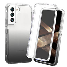Coque Ultra Fine Transparente Souple Housse Etui 360 Degres Avant et Arriere Degrade pour Samsung Galaxy S24 5G Noir