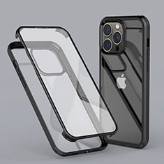 Coque Ultra Fine Transparente Souple Housse Etui 360 Degres Avant et Arriere LK1 pour Apple iPhone 13 Pro Max Noir
