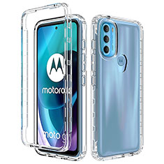 Coque Ultra Fine Transparente Souple Housse Etui 360 Degres Avant et Arriere pour Motorola Moto G71 5G Clair