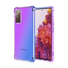 Coque Ultra Fine Transparente Souple Housse Etui Degrade G01 pour Samsung Galaxy S20 FE 4G Violet