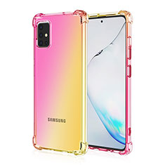 Coque Ultra Fine Transparente Souple Housse Etui Degrade pour Samsung Galaxy M40S Jaune