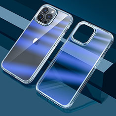 Coque Ultra Fine Transparente Souple Housse Etui Degrade QC1 pour Apple iPhone 13 Pro Bleu