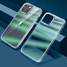 Coque Ultra Fine Transparente Souple Housse Etui Degrade QC1 pour Apple iPhone 13 Vert