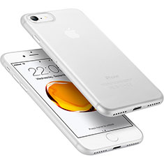 Coque Ultra Slim Mat Rigide Transparente pour Apple iPhone 8 Blanc