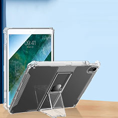 Coque Ultra Slim Silicone Souple Housse Etui Transparente avec Support S01 pour Apple iPad Pro 10.5 Clair
