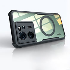 Coque Ultra Slim Silicone Souple Transparente avec Mag-Safe Magnetic Magnetique P01 pour Xiaomi Mi 13T 5G Noir
