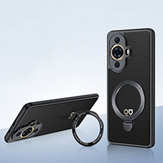 Coque Ultra Slim Silicone Souple Transparente avec Mag-Safe Magnetic Magnetique P02 pour Huawei Nova 11 Pro Noir