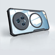 Coque Ultra Slim Silicone Souple Transparente avec Mag-Safe Magnetic Magnetique pour Huawei Honor Magic5 5G Noir