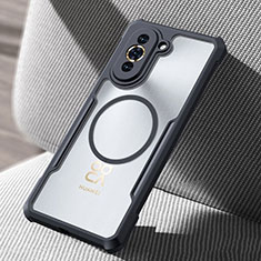 Coque Ultra Slim Silicone Souple Transparente avec Mag-Safe Magnetic Magnetique pour Huawei Nova 10 Pro Noir