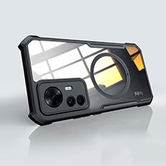 Coque Ultra Slim Silicone Souple Transparente avec Mag-Safe Magnetic Magnetique pour Xiaomi Redmi K50 Ultra 5G Noir