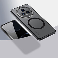 Coque Ultra Slim Silicone Souple Transparente avec Mag-Safe Magnetic Magnetique QK1 pour Huawei Honor Magic5 5G Noir