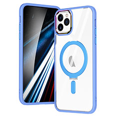 Coque Ultra Slim Silicone Souple Transparente avec Mag-Safe Magnetic Magnetique SD1 pour Apple iPhone 11 Pro Bleu Ciel