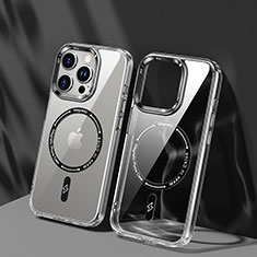 Coque Ultra Slim Silicone Souple Transparente avec Mag-Safe Magnetic Magnetique TB1 pour Apple iPhone 15 Pro Clair