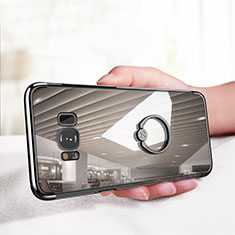 Coque Ultra Slim Silicone Souple Transparente avec Support Bague Anneau pour Samsung Galaxy S8 Clair