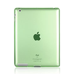 Coque Ultra Slim Silicone Souple Transparente pour Apple iPad 3 Vert