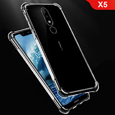 Coque Ultra Slim Silicone Souple Transparente pour Nokia X5 Clair