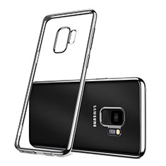 Coque Ultra Slim Silicone Souple Transparente pour Samsung Galaxy S9 Argent