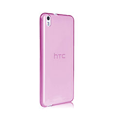 Coque Ultra Slim TPU Souple Transparente pour HTC Desire 816 Rose