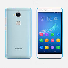 Coque Ultra Slim TPU Souple Transparente pour Huawei Honor 5X Bleu