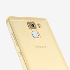 Coque Ultra Slim TPU Souple Transparente pour Huawei Honor 7 Or