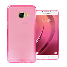 Coque Ultra Slim TPU Souple Transparente pour Samsung Galaxy C5 SM-C5000 Rose