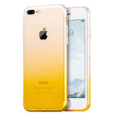 Coque Ultra Slim Transparente Souple Degrade G01 pour Apple iPhone 8 Plus Jaune