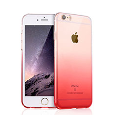 Coque Ultra Slim Transparente Souple Degrade pour Apple iPhone 6S Rouge