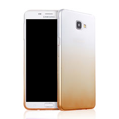 Coque Ultra Slim Transparente Souple Degrade pour Samsung Galaxy A9 Pro (2016) SM-A9100 Jaune