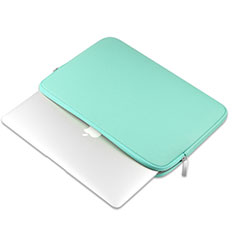 Double Pochette Housse Cuir L16 pour Apple MacBook Air 11 pouces Vert