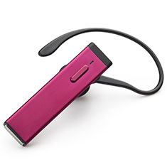 Ecouteur Casque Sport Bluetooth Stereo Intra-auriculaire Sans fil Oreillette H44 pour Samsung Galaxy S20 Ultra Rose Rouge