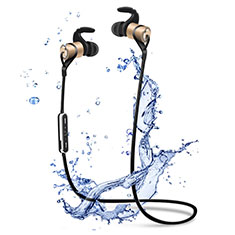 Ecouteur Casque Sport Bluetooth Stereo Intra-auriculaire Sans fil Oreillette H50 Or