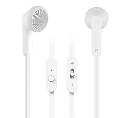 Ecouteur Filaire Sport Stereo Casque Intra-auriculaire Oreillette H08 pour Samsung Galaxy S30 Plus 5G Blanc