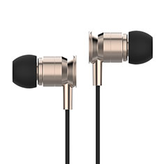 Ecouteur Filaire Sport Stereo Casque Intra-auriculaire Oreillette H14 pour Apple MacBook Air 13 Or