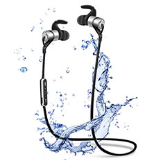 Ecouteur Sport Bluetooth Stereo Casque Intra-auriculaire Sans fil Oreillette H50 pour Sony Xperia Z4 Argent