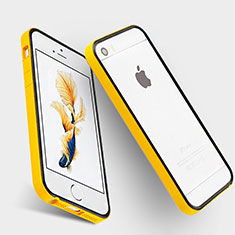 Etui Bumper Luxe Aluminum Metal pour Apple iPhone 5 Jaune