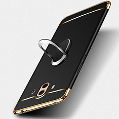 Etui Bumper Luxe Metal et Plastique avec Support Bague Anneau pour Huawei Mate 10 Noir