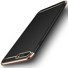Etui Bumper Luxe Metal et Plastique F01 pour Apple iPhone 8 Plus Noir