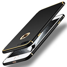Etui Bumper Luxe Metal et Plastique F02 pour Apple iPhone 7 Plus Noir