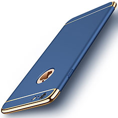 Etui Bumper Luxe Metal et Plastique M01 pour Apple iPhone 6 Plus Bleu
