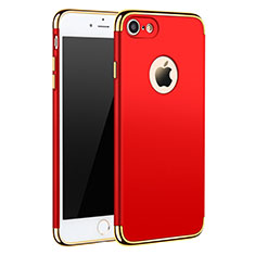Etui Bumper Luxe Metal et Plastique M01 pour Apple iPhone 7 Rouge