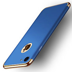 Etui Bumper Luxe Metal et Plastique M02 pour Apple iPhone 8 Bleu