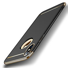 Etui Bumper Luxe Metal et Plastique pour Apple iPhone X Noir