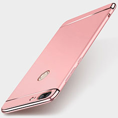 Etui Bumper Luxe Metal et Plastique pour Huawei Honor 9 Lite Rose