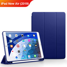 Etui Clapet Portefeuille Livre Cuir pour Apple iPad Air 3 Bleu