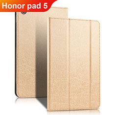 Etui Clapet Portefeuille Livre Cuir pour Huawei Honor Pad 5 8.0 Or