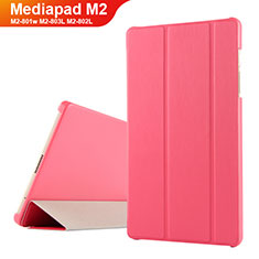 Etui Clapet Portefeuille Livre Cuir pour Huawei Mediapad M2 8 M2-801w M2-803L M2-802L Rouge