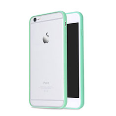 Etui Contour Silicone et Vitre Transparente Mat pour Apple iPhone 6 Plus Vert