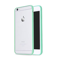 Etui Contour Silicone et Vitre Transparente Mat pour Apple iPhone 6 Vert